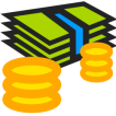 openclip art - money, notes and coins
