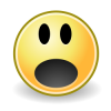 gasping/shocked/surprised face OpenClipArt