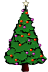 clip art christmas tree from OpenClipArt